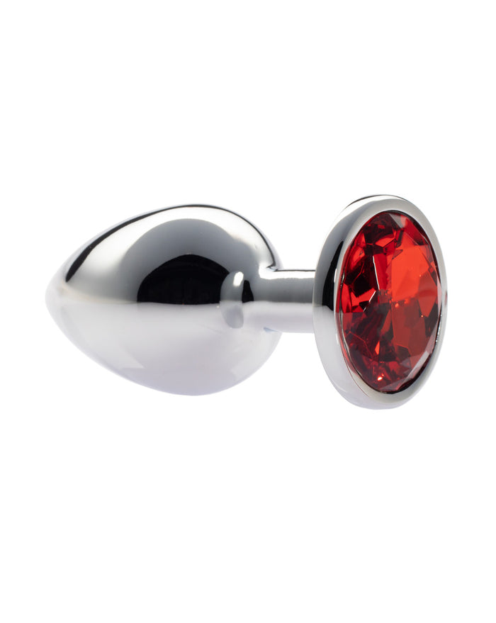Share Satisfaction Kinki Range Alloy Gem Butt Plug - 3.7 Inch