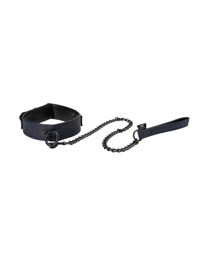 Share Satisfaction Bound Luxury Collar With Leash