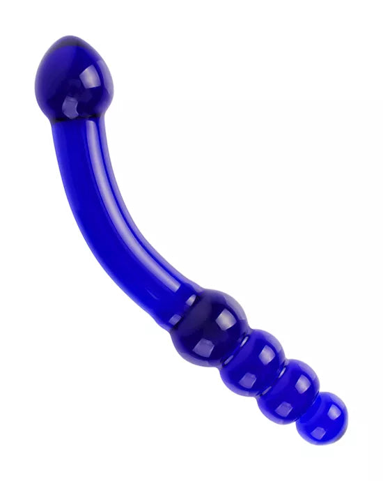Share Satisfaction Lucent Blueberry Glass Massager