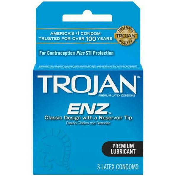Trojan ENZ Lubricated Condoms 3 Pack