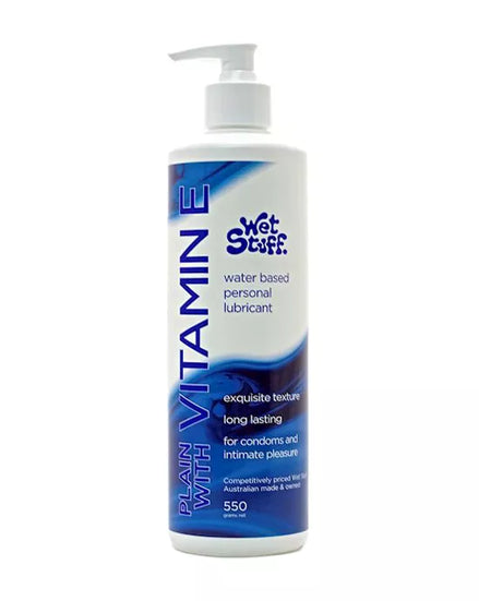 Wet Stuff Vitamin E Lubricant 550g Pump Top