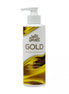 Wet Stuff Gold lubricant 550g bottle with pump top, featuring a gold and white label with product details.