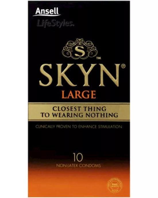 Lifestyles Skyn Large Non-Latex Condoms 10 Pack