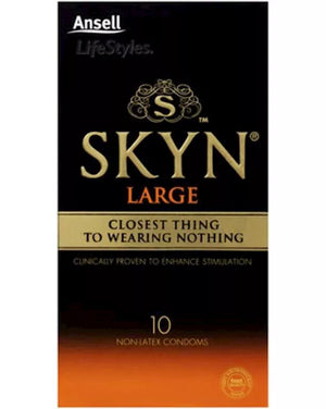 Lifestyles Skyn Large Non-Latex Condoms 10 Pack