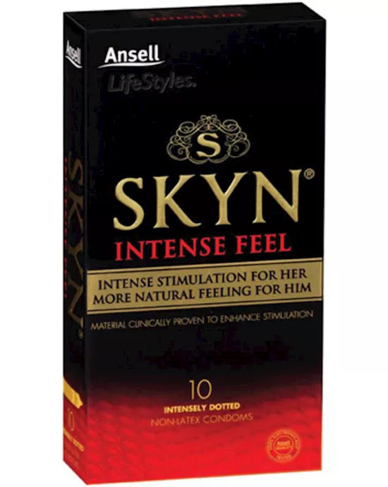 Lifestyles Skyn Intense Feel Non-Latex Condoms 10 Pack