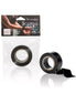 Scandal lovers tape in black, displayed in a clear package with a seductive design and branding.