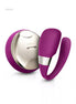Lelo Tiani 3 vibrator in purple with a sleek design and silver accents, featuring a curved shape for ergonomic use.
