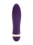 Rocks Off Twister vibrator in purple with a smooth surface and gold accent band near the base.
