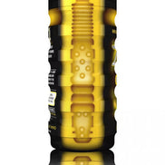 Zolo Personal Trainer Cup in black and gold with textured grip and detailed design on the surface.