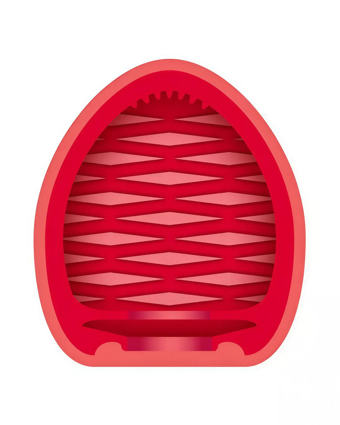 Zolo Pocket Pool Straight Shooter in red, featuring a textured interior and smooth outer surface for enhanced grip.