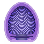 Zolo Pocket Pool Rack Em in purple with wave pattern design, featuring a rounded shape and smooth edges.