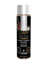 JO Gelato water-based lubricant in salted caramel flavor, 120ml bottle with black and gold design.