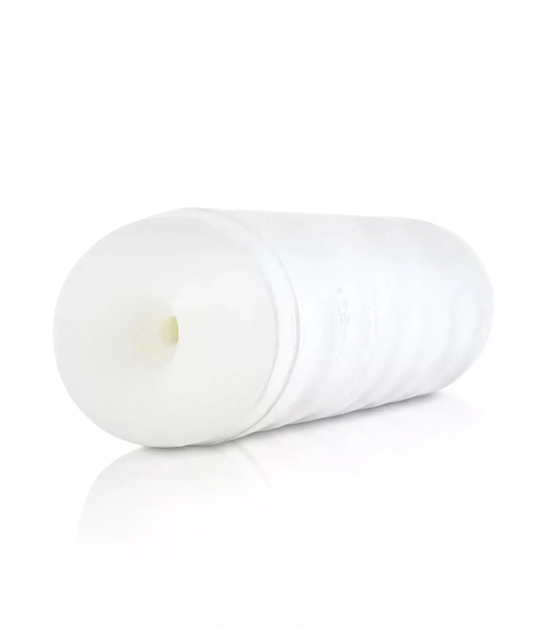 Zolo Twist Cobra masturbator in a cylindrical shape, featuring textured surface and a smooth white finish.