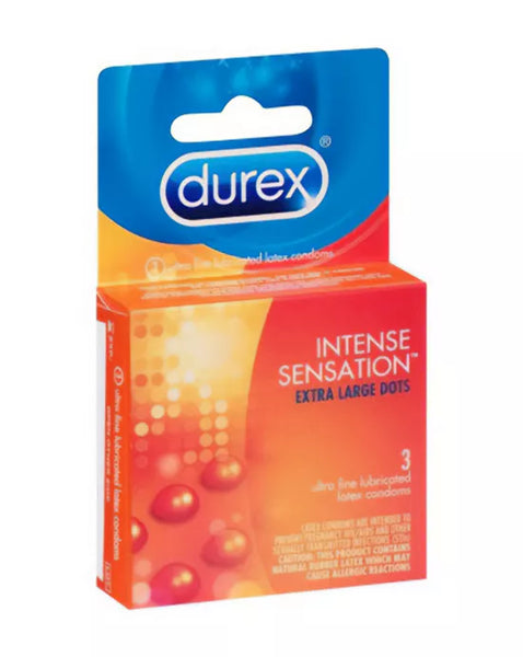 Durex Intense Sensation 3Pk Condoms