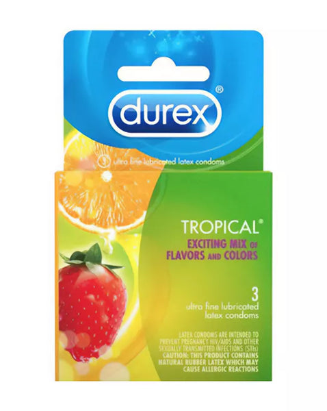 Durex Tropical 3Pk Condoms
