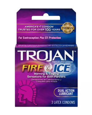 Trojan Fire & Ice Condoms 3 Pack