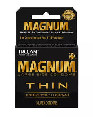Trojan Magnum Thin Condoms 3 Pack