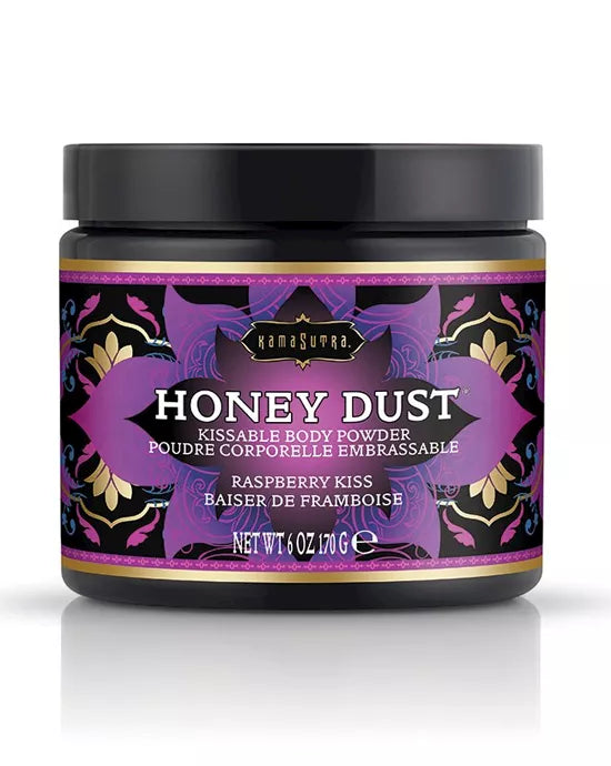 Kama Sutra Honey Dust Kissable Body Powder Raspberry Kiss 170g