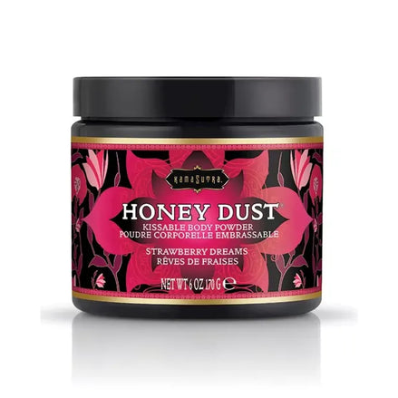 Kama Sutra Honey Dust Kissable Body Powder Strawberry Dreams 170g