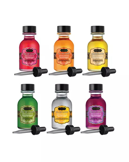 Kama Sutra Oil Of Love Kissable Body Oil The Scents Set Of 6 22ml Each