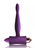 Rocks Off Petite Sensations anal teaser in purple with a tapered tip and textured base for enhanced stimulation.