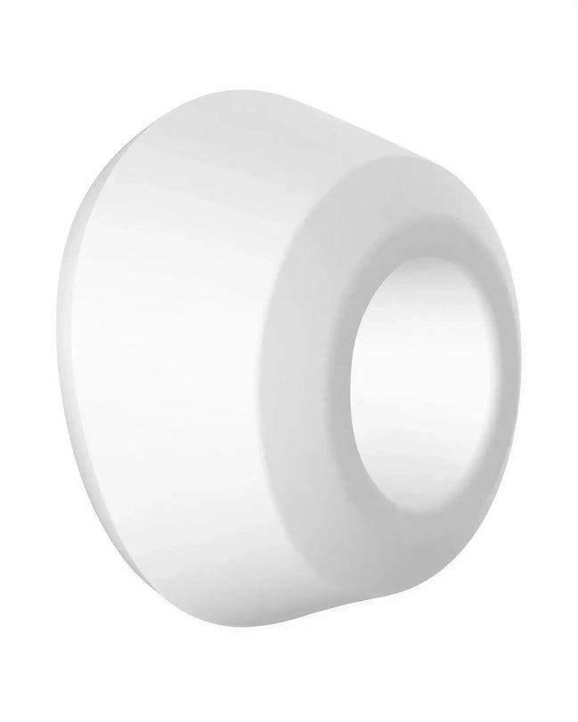 Satisfyer 1 Climax Tips in white, featuring a rounded design with a central opening for enhanced stimulation.