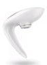 Satisfyer Pro vibrator for couples, featuring a sleek white design with a curved handle and gold accents.