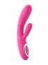 Pink Share Satisfaction Tisa heating vibrator with a smooth design and a contoured shape for stimulation.