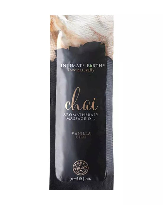 Intimate Earth Chai Massage Oil Foil 30ml