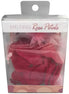 Brandless melting bath rose petals in a clear packaging with a pink label and decorative box design.