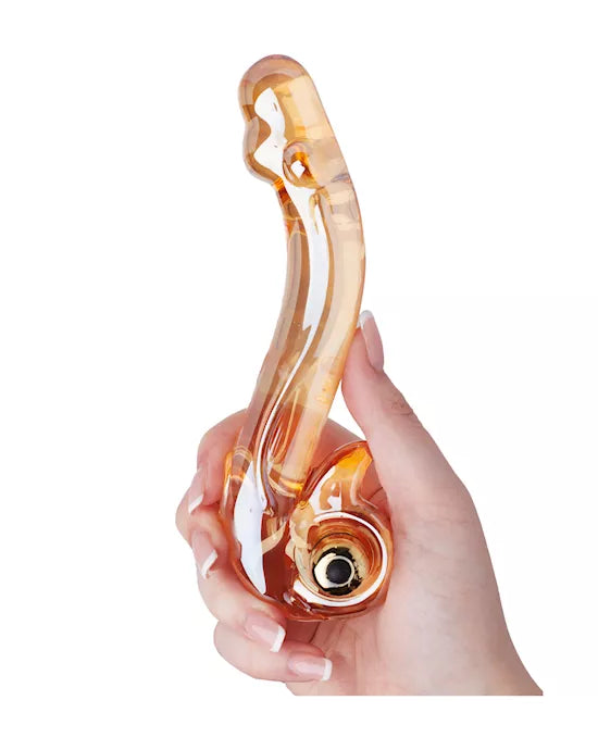 Share Satisfaction Lucent Nessa Vibrating Glass Massager