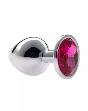 Share Satisfaction Kinki Range Alloy Gem Butt Plug - 3.7 Inch