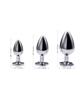 Share Satisfaction Kinki Range Flower Gem Butt Plug - 3.7 Inch