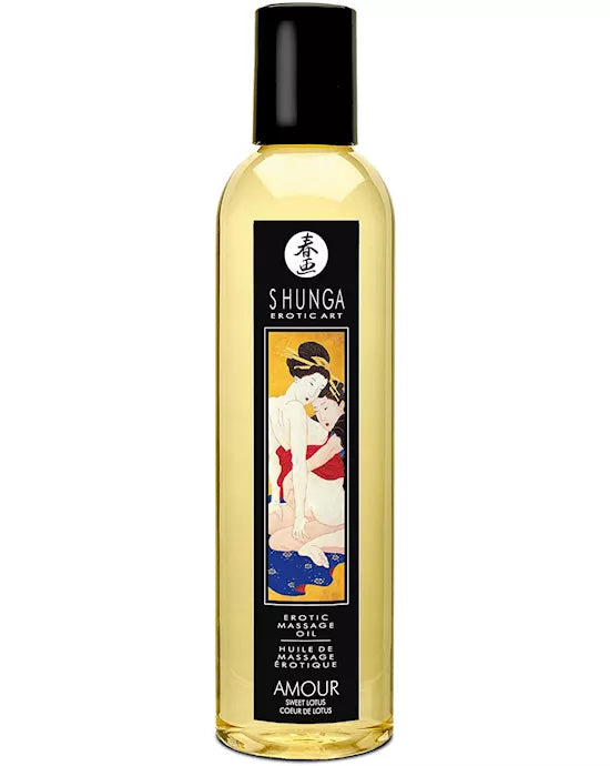 Shunga Massage Oil Amour Sweet Lotus