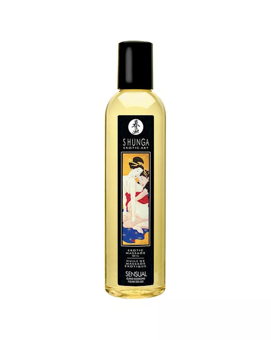 Shunga Massage Oil Island Blossoms
