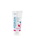 AQUAglide raspberry flavored lubricant in a 100ml tube with a flip-top cap and colorful label.