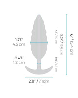 B-Vibe Twist Texture Plug