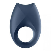 Satisfyer Royal One in dark blue, featuring a smooth, ergonomic design with a circular opening.