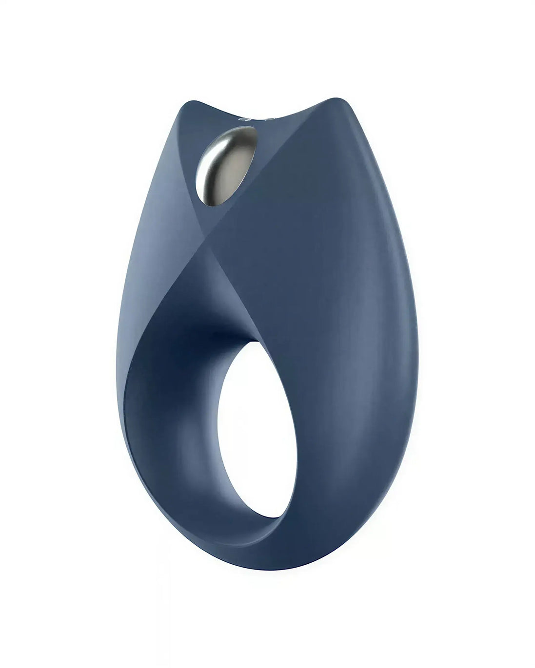 Satisfyer Royal One in dark blue with a smooth, ergonomic design and a circular opening for easy handling.