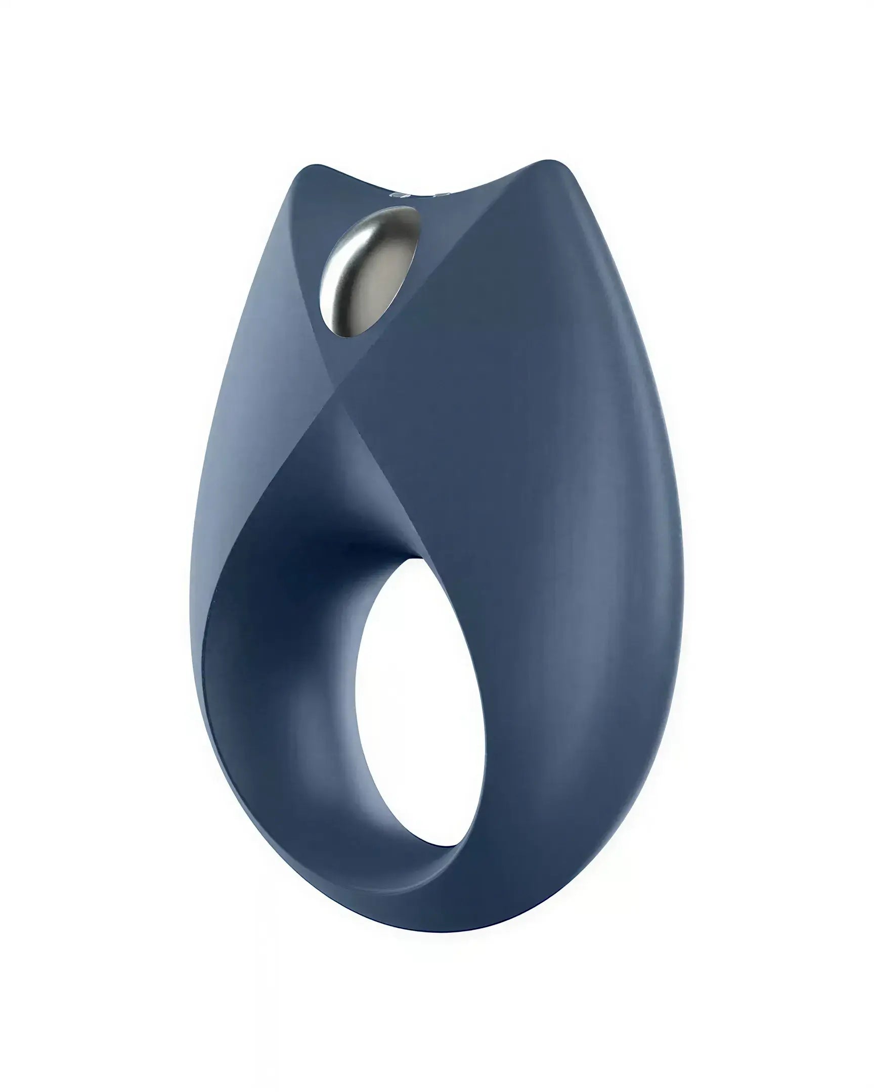 Satisfyer Royal One in dark blue with a smooth, ergonomic design and a circular opening for easy handling.