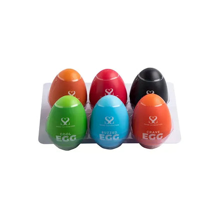 Share Satisfaction Masturbator Eggs - Set Of 6