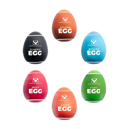 Share Satisfaction Masturbator Eggs - Set Of 6