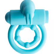 Share Satisfaction Vibrating Cock Ring With Removable Bullet