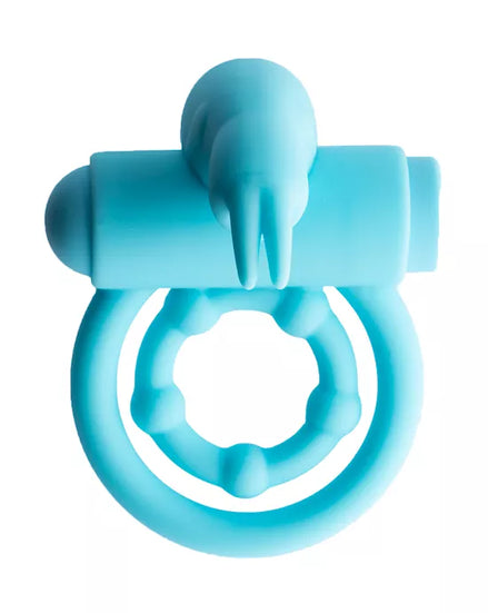 Share Satisfaction Vibrating Cock Ring With Removable Bullet