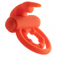 Share Satisfaction Vibrating Cock Ring With Removable Bullet