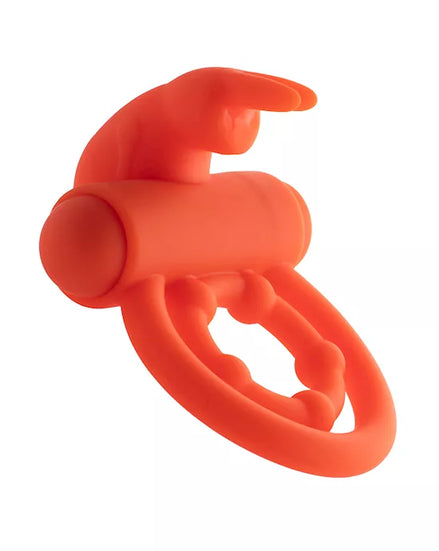 Share Satisfaction Vibrating Cock Ring With Removable Bullet