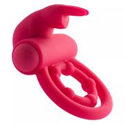 Share Satisfaction Vibrating Cock Ring With Removable Bullet