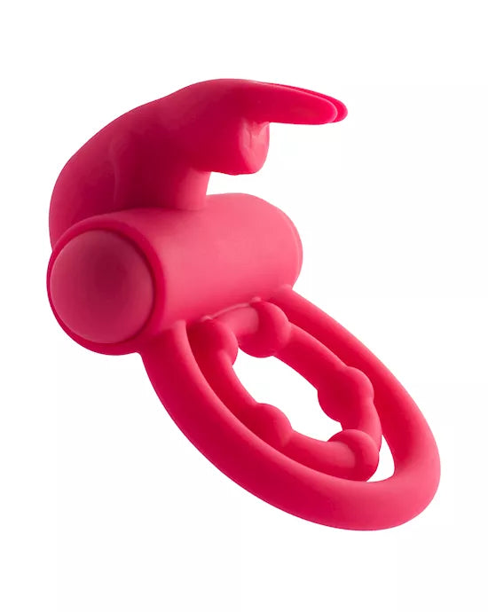 Share Satisfaction Vibrating Cock Ring With Removable Bullet