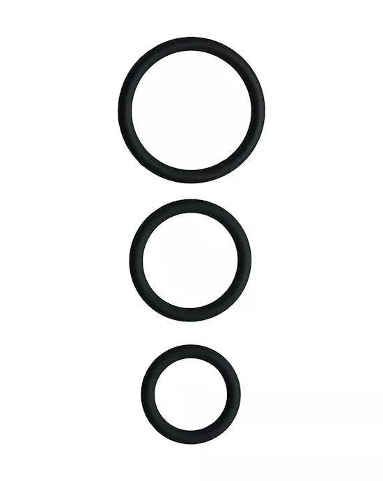 Share Satisfaction Stamina Cock Ring Set Of 3