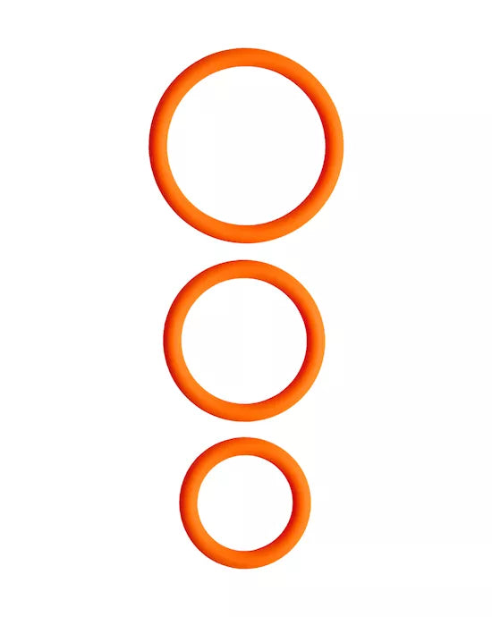 Share Satisfaction Stamina Cock Ring Set Of 3